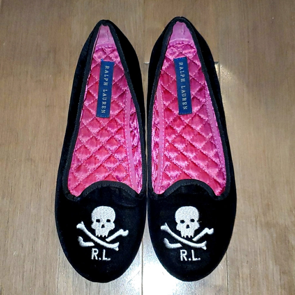 SOLD -Ralph Lauren Velvet Smoking "Slippers"